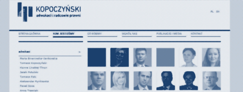 Strona www Kancelarii Prawnej Kopoczynski