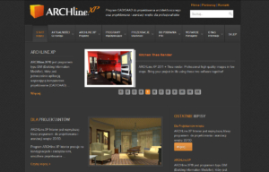 Strona www programu ArchlineXp - start