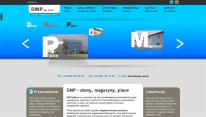 Strona www spółki DMP