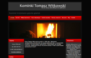 Strona www firmy Kominki Witkowski - start