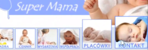 Strona www Szkoły Rodzenia Super Mama z 2009 r