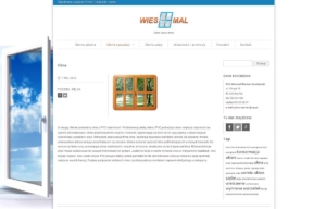 Strona www dla firmy Wiesmal autorstwa Entera Studio WWW - prezentacja produktu