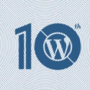 Oficjalna grafika z okazji 10. urodzin Wordpressa