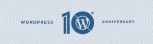 Oficjalna grafika z okazji 10. urodzin WordPressa