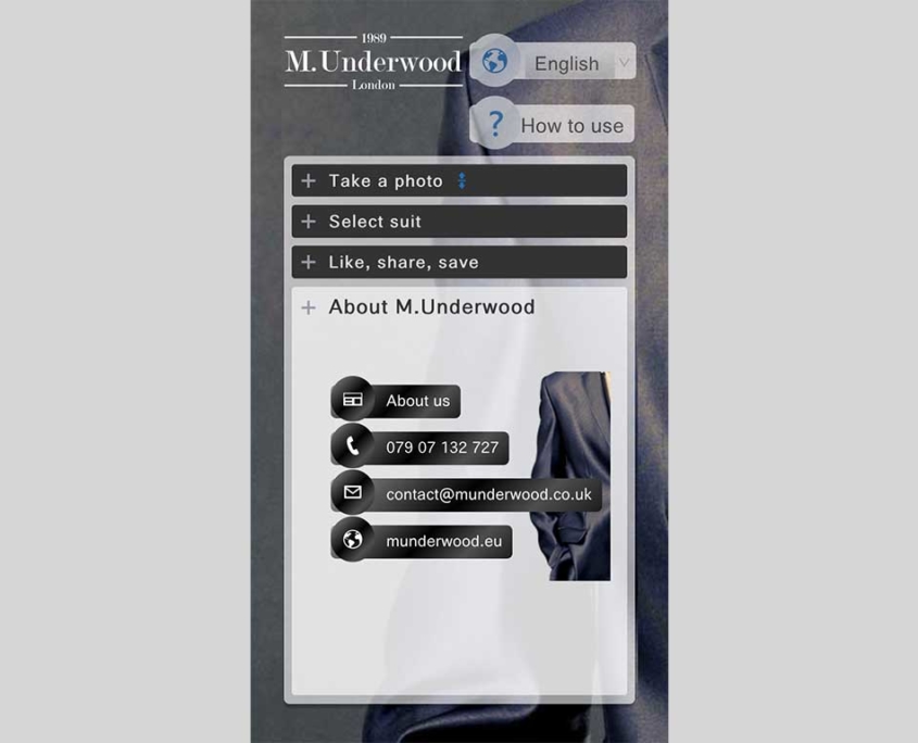 Aplikacja mobilna M.Underwood - wersja Android