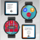 Gra Kółko i Krzyżyk na zegarki z Android Wear - layout dla zegarków okrągłych