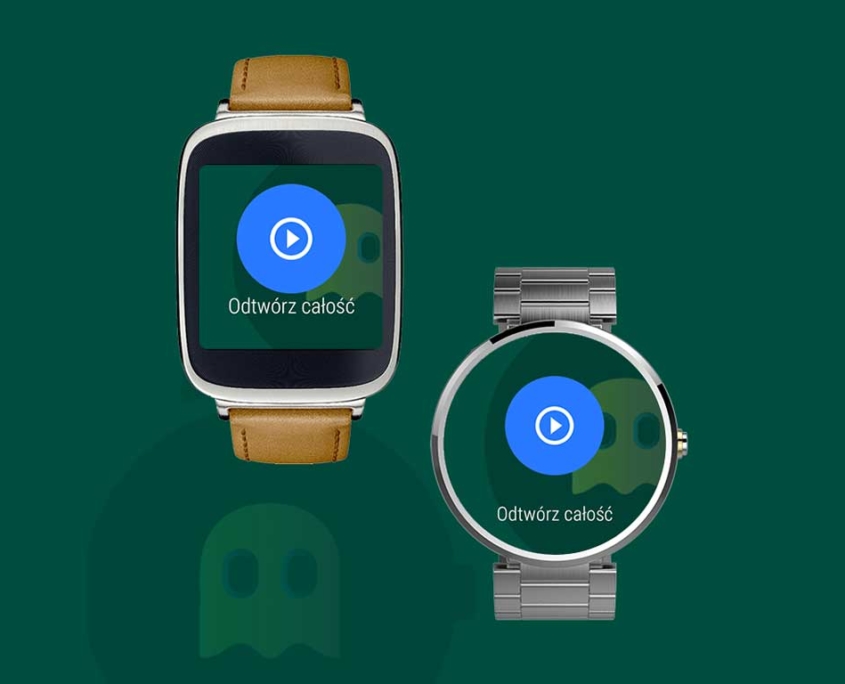 Usuń ducha z systemu Android Wear
