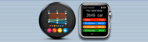 W aktualizacjach aplikacji BMI, Kalorie, Tablice żywienia oraz Prosty Biorytm dla Androida i iOS znajdziecie też apki na zegarki z Android Wear i Apple Watch.