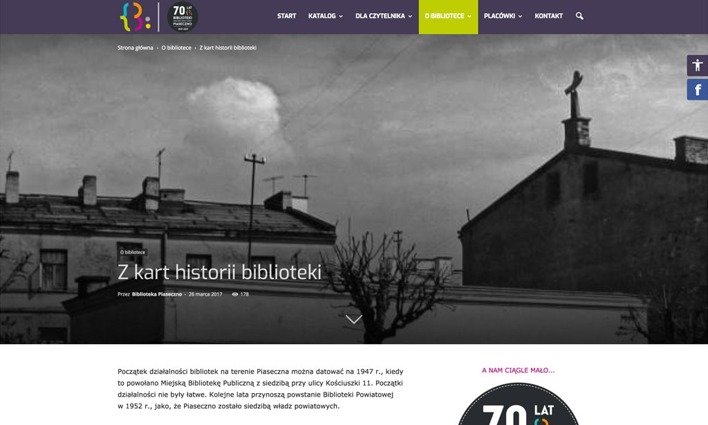 Portal informacyjny Biblioteki Publicznej Gminy Piaseczno