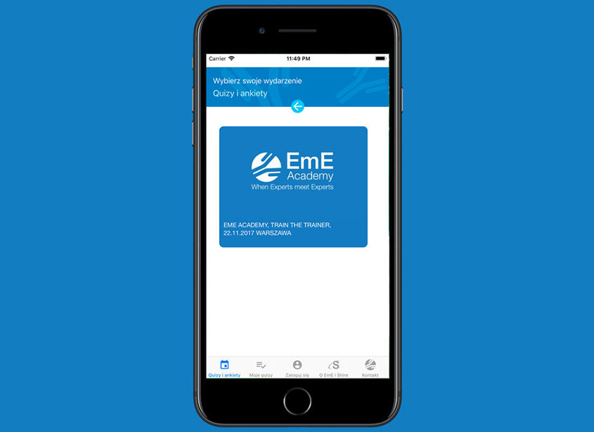 Aplikacja mobilna EmE Q&A