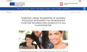 Wielojęzyczny portal adresowany do cudzoziemców spoza Unii Europejskiej przebywających w Polsce