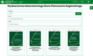 Przebudowa wraz z dostosowaniem do wymagań specyfikacji WCAG 2.1 platformy informacyjnej Mazowieckiego Biura Planowania Regionalnego w Warszawie.
