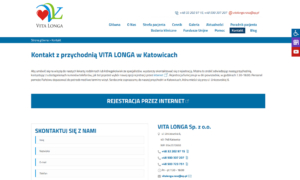 Projekt dostosowania do specyfikacji WCAG 2.1 platform informacyjnych i rejestracyjnych on-line Niepublicznego Zakładu Opieki Zdrowotnej VITA LONGA w Katowicach.
