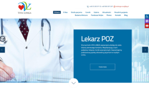 Projekt dostosowania do specyfikacji WCAG 2.1 platform informacyjnych i rejestracyjnych on-line Niepublicznego Zakładu Opieki Zdrowotnej VITA LONGA w Katowicach.